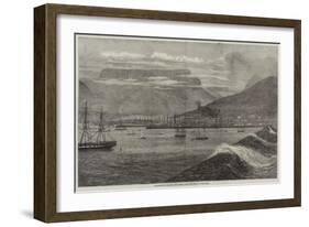 Breakwater, Harbour, and Docks, Table Bay, Cape of Good Hope-null-Framed Giclee Print