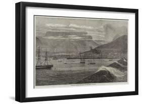 Breakwater, Harbour, and Docks, Table Bay, Cape of Good Hope-null-Framed Giclee Print