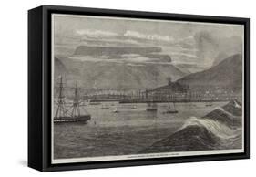 Breakwater, Harbour, and Docks, Table Bay, Cape of Good Hope-null-Framed Stretched Canvas