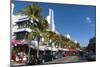 Breakwater Hotel, Ocean Drive, South Beach, Miami Beach, Florida, Usa-Sergio Pitamitz-Mounted Photographic Print