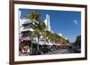 Breakwater Hotel, Ocean Drive, South Beach, Miami Beach, Florida, Usa-Sergio Pitamitz-Framed Photographic Print