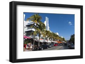 Breakwater Hotel, Ocean Drive, South Beach, Miami Beach, Florida, Usa-Sergio Pitamitz-Framed Photographic Print