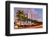 Breakwater Hotel on Ocean Drive in the Art Deco District of South Miami Beach in Miami-null-Framed Art Print