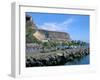 Breakwater, Puerto De Mogan, Gran Canaria, Canary Islands-Peter Thompson-Framed Photographic Print