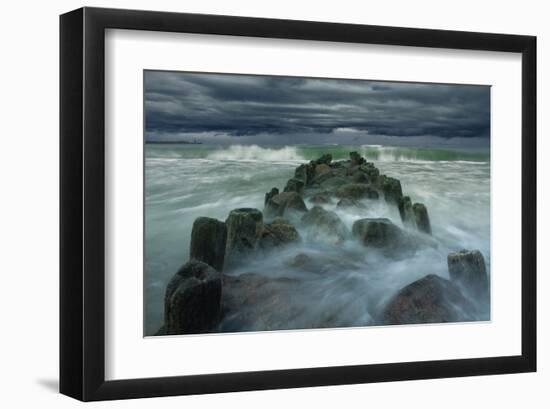 Breakwater-null-Framed Art Print