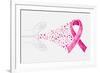 Breast Cancer Awareness Ribbon - Human Hands-cienpies-Framed Premium Giclee Print