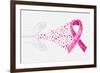 Breast Cancer Awareness Ribbon - Human Hands-cienpies-Framed Premium Giclee Print