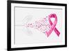 Breast Cancer Awareness Ribbon - Human Hands-cienpies-Framed Premium Giclee Print