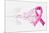 Breast Cancer Awareness Ribbon - Human Hands-cienpies-Mounted Premium Giclee Print