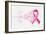 Breast Cancer Awareness Ribbon - Human Hands-cienpies-Framed Art Print