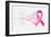 Breast Cancer Awareness Ribbon - Human Hands-cienpies-Framed Art Print