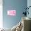 Breast Cancer Awareness Ribbon - Woman's Face-cienpies-Art Print displayed on a wall