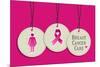 Breast Cancer Care-cienpies-Mounted Art Print