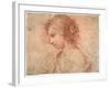 'Breast portrait of a young female', 17th century-Guercino-Framed Giclee Print