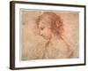 'Breast portrait of a young female', 17th century-Guercino-Framed Giclee Print