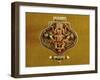 Breastplate with Gold and Coral Divinity, India, Bhutan Region-null-Framed Giclee Print