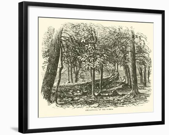 Breastwork in the Woods, July 1863-null-Framed Giclee Print