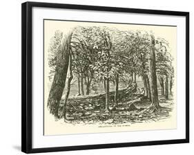Breastwork in the Woods, July 1863-null-Framed Giclee Print