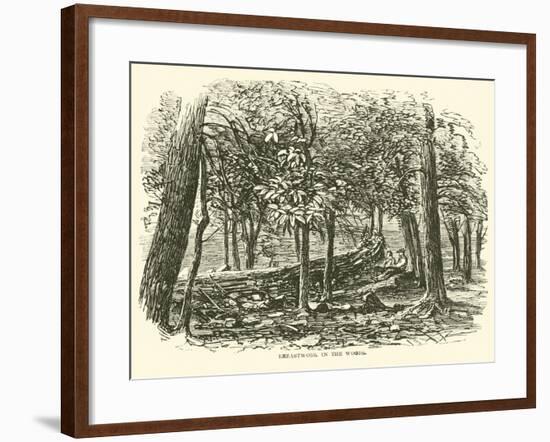 Breastwork in the Woods, July 1863-null-Framed Giclee Print