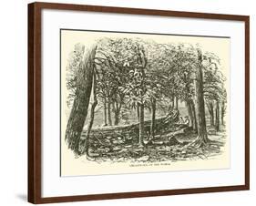 Breastwork in the Woods, July 1863-null-Framed Giclee Print