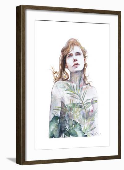 Breathe In Breathe Out-Agnes Cecile-Framed Art Print