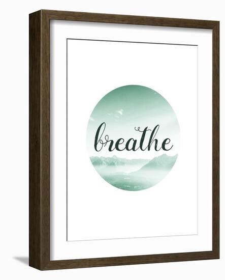 Breathe-Pop Monica-Framed Art Print