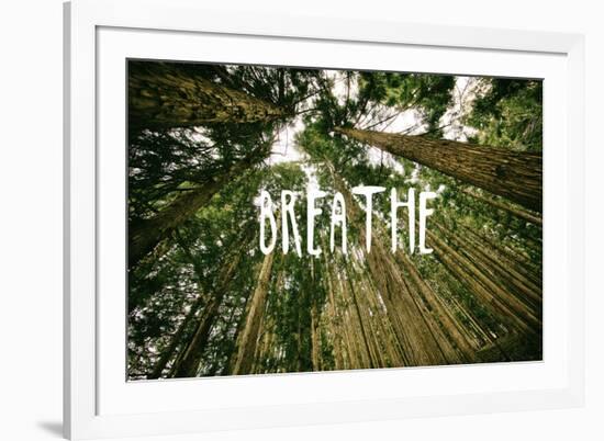 Breathe-null-Framed Art Print