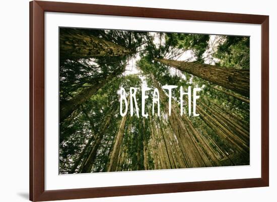 Breathe-null-Framed Art Print