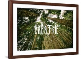 Breathe-null-Framed Art Print