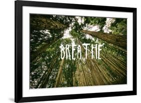 Breathe-null-Framed Art Print