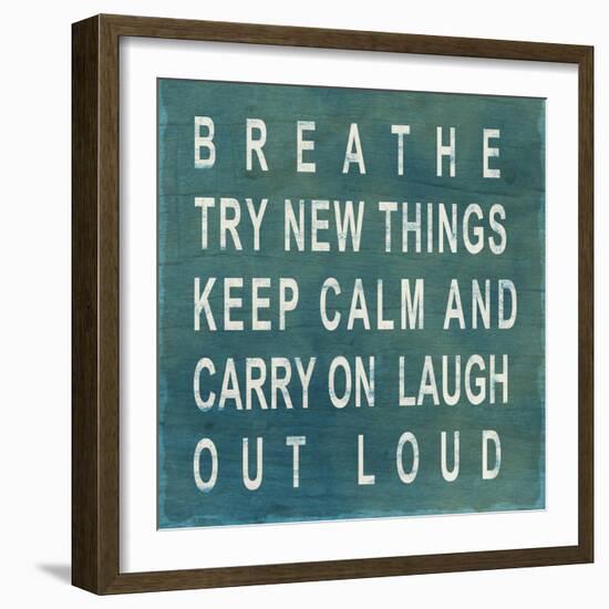 Breathe-null-Framed Art Print