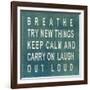 Breathe-null-Framed Art Print