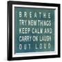 Breathe-null-Framed Art Print