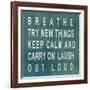 Breathe-null-Framed Art Print