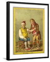 Breathing a Vein-James Gillray-Framed Giclee Print