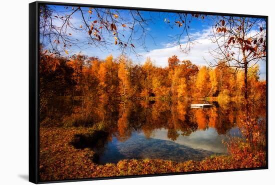 Breathing Autumn-Philippe Sainte-Laudy-Framed Stretched Canvas