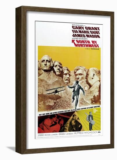 Breathless, 1959, "North by Northwest" Directed by Alfred Hitchcock-null-Framed Giclee Print