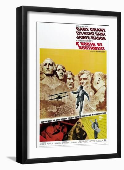 Breathless, 1959, "North by Northwest" Directed by Alfred Hitchcock-null-Framed Giclee Print