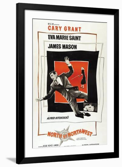 Breathless, 1959, "North by Northwest" Directed by Alfred Hitchcock-null-Framed Giclee Print