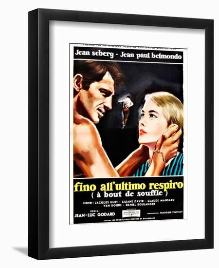 Breathless, (aka a Bout De Souffle aka Fino All'Ultimo Respiro), 1960-null-Framed Art Print