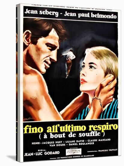 Breathless, (aka a Bout De Souffle aka Fino All'Ultimo Respiro), 1960-null-Stretched Canvas