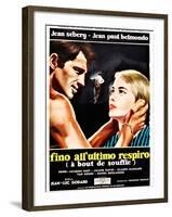 Breathless, (aka a Bout De Souffle aka Fino All'Ultimo Respiro), 1960-null-Framed Art Print