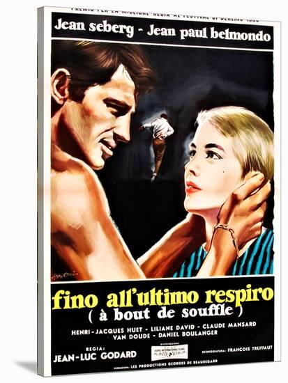Breathless, (aka a Bout De Souffle aka Fino All'Ultimo Respiro), 1960-null-Stretched Canvas