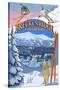 Breckenridge, Colorado Montage-Lantern Press-Stretched Canvas