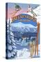 Breckenridge, Colorado Montage-Lantern Press-Stretched Canvas