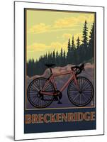 Breckenridge, Colorado - Mountain Bike-Lantern Press-Mounted Print