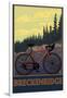 Breckenridge, Colorado - Mountain Bike-Lantern Press-Framed Art Print