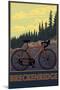 Breckenridge, Colorado - Mountain Bike-Lantern Press-Mounted Art Print