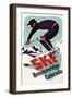 Breckenridge, Colorado - Retro Skier-Lantern Press-Framed Art Print