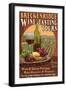 Breckenridge, Colorado - Wine Tasting Vintage Sign-Lantern Press-Framed Art Print